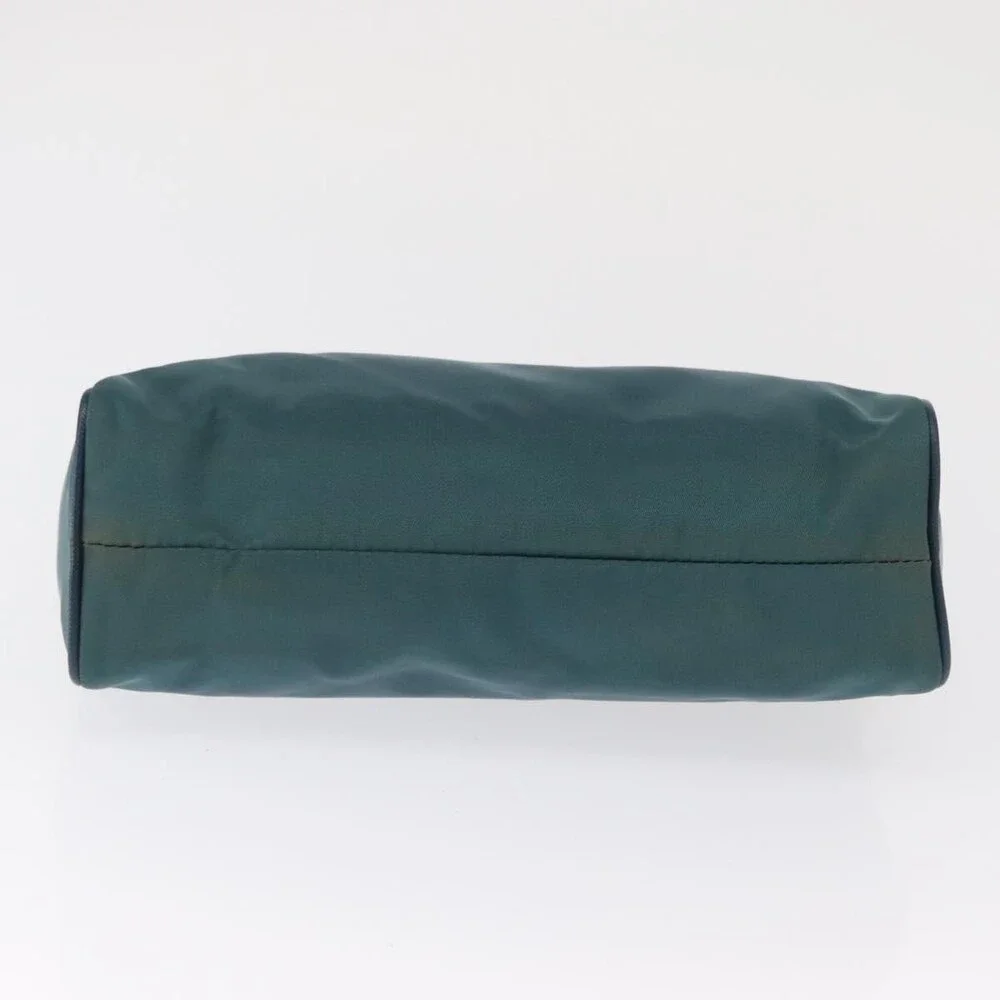 Prada Nylon Accessory Pouch Green